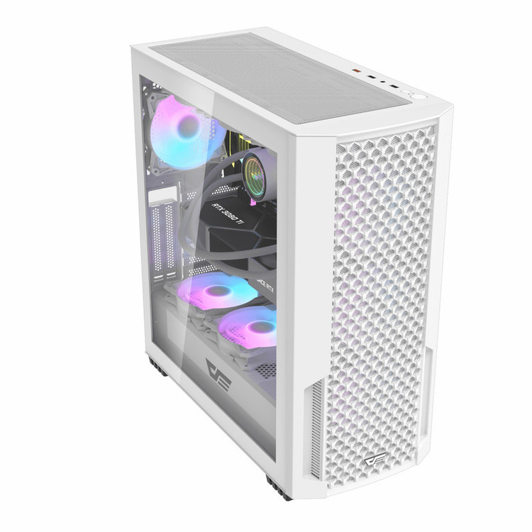 کیس کامپیوتر گیمینگ دارک فلش مدل DF2100 WH