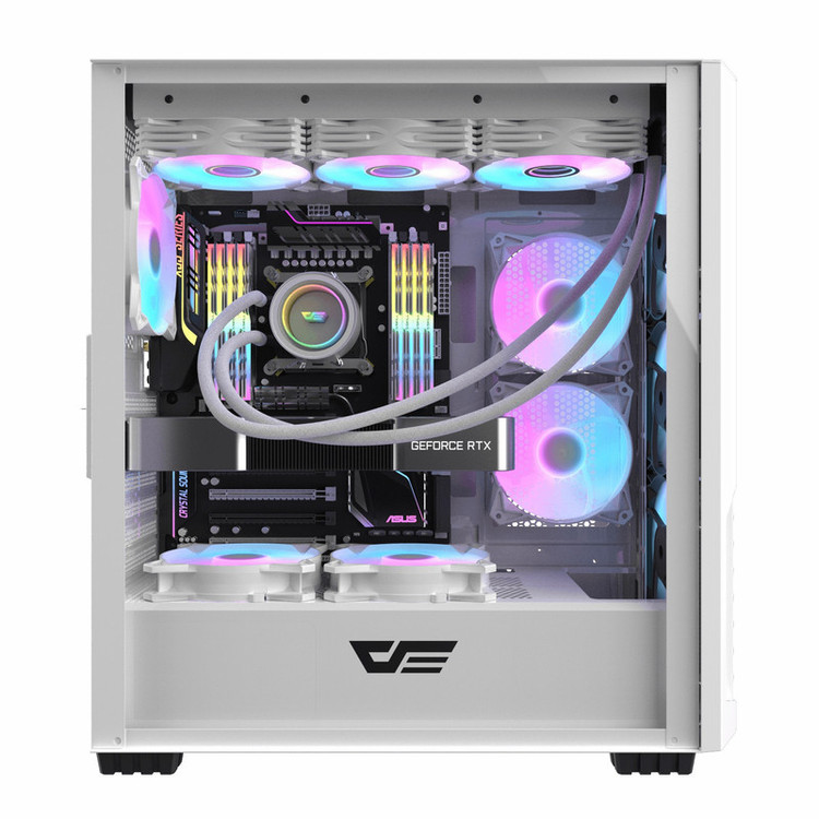 کیس کامپیوتر گیمینگ دارک فلش مدل DF2100 WH