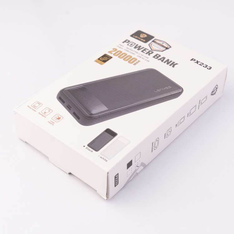 پاوربانک لنیز مدل PX233 ظرفیت 20000 میلیآمپر ساعت