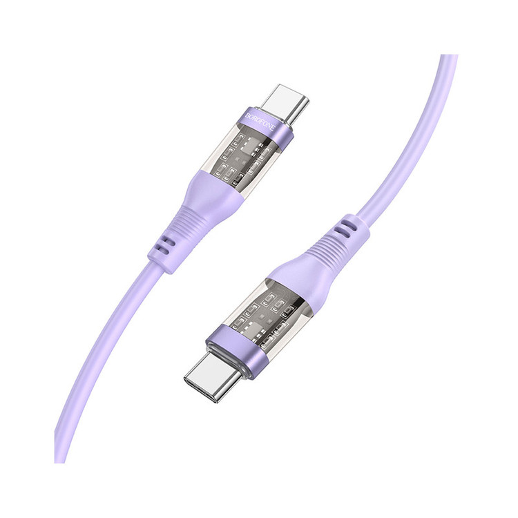 کابل USB-C بروفون مدل BU37 60W طول 1.2 متر