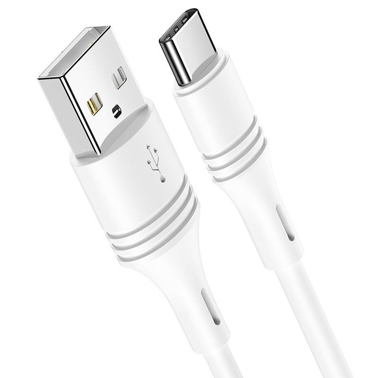 کابل تبدیل USB به USB-C بروفون مدل BX43 طول 1 متر