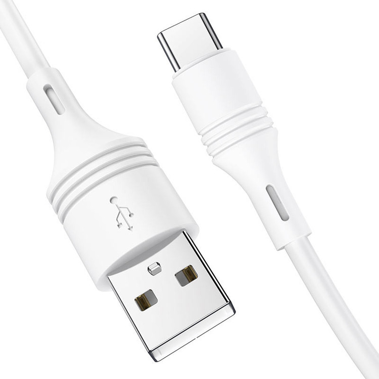 کابل تبدیل USB به USB-C بروفون مدل BX43 طول 1 متر