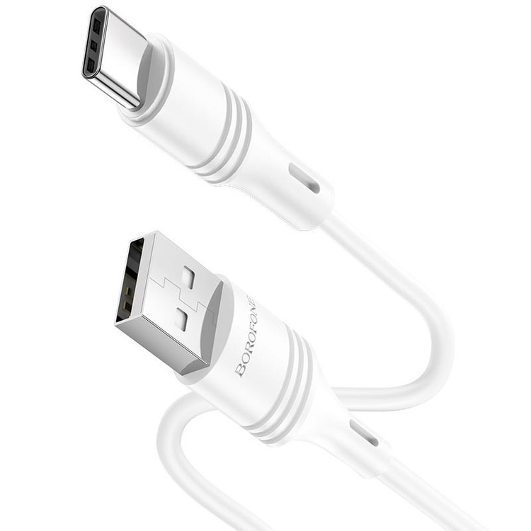 کابل تبدیل USB به USB-C بروفون مدل BX43 طول 1 متر
