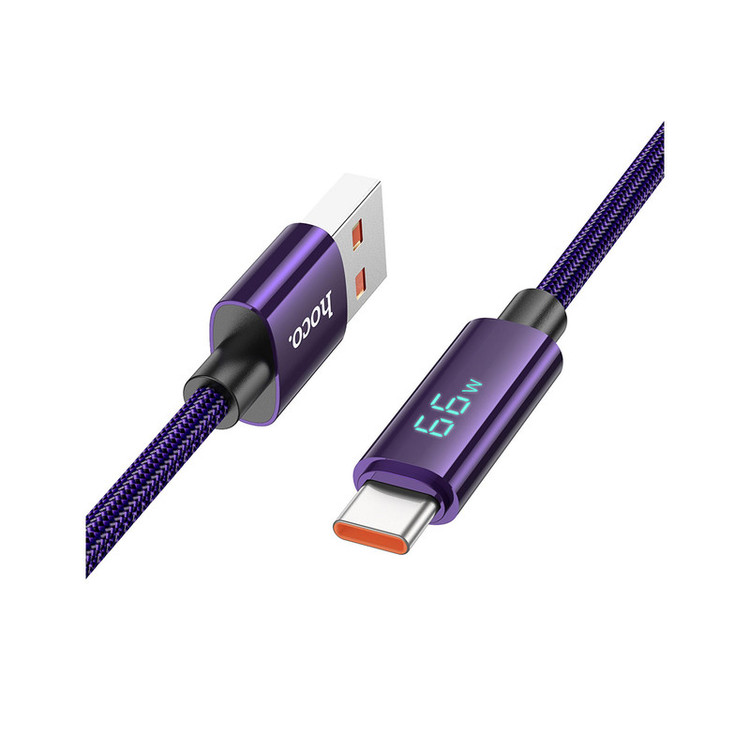 کابل تبدیل USB به USB-C هوکو مدل U125 66W طول 1.2متر