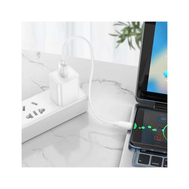 کابل تبدیل USB به USB-C هوکو مدل X96 27W طول 0.25 متر