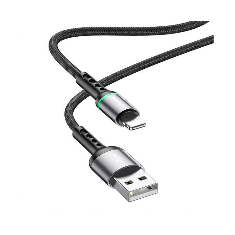 کابل تبدیل USB به لایتنینگ بروفون مدل BU33 طول 1.2 متر