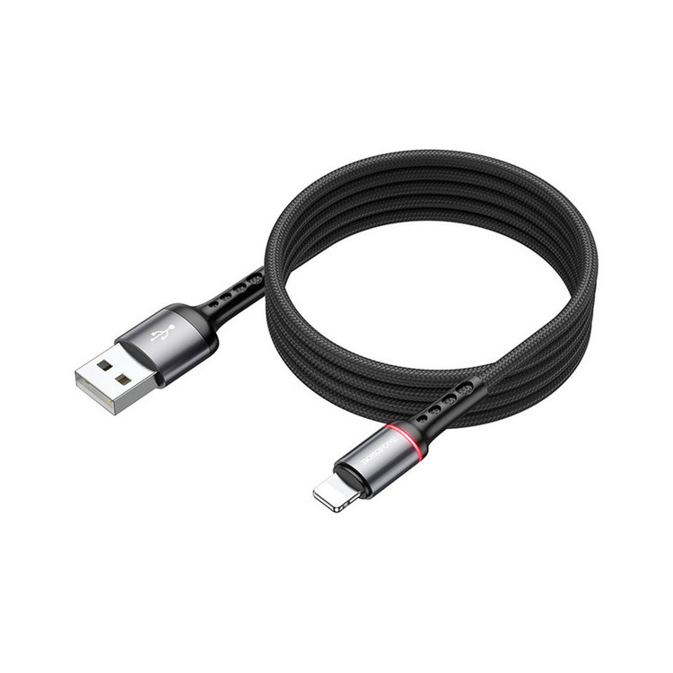 کابل تبدیل USB به لایتنینگ بروفون مدل BU33 طول 1.2 متر