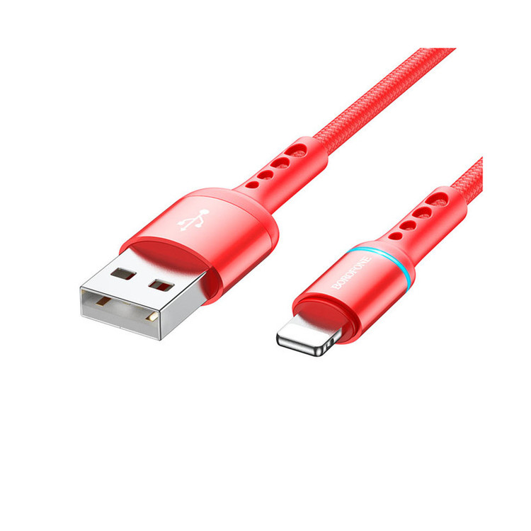 کابل تبدیل USB به لایتنینگ بروفون مدل BU33 طول 1.2 متر