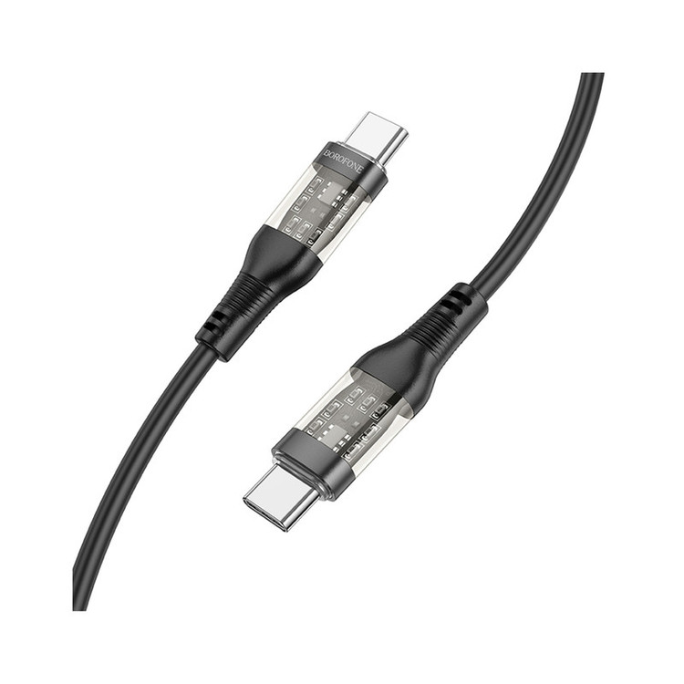 کابل USB-C بروفون مدل BU37 60W طول 1.2 متر