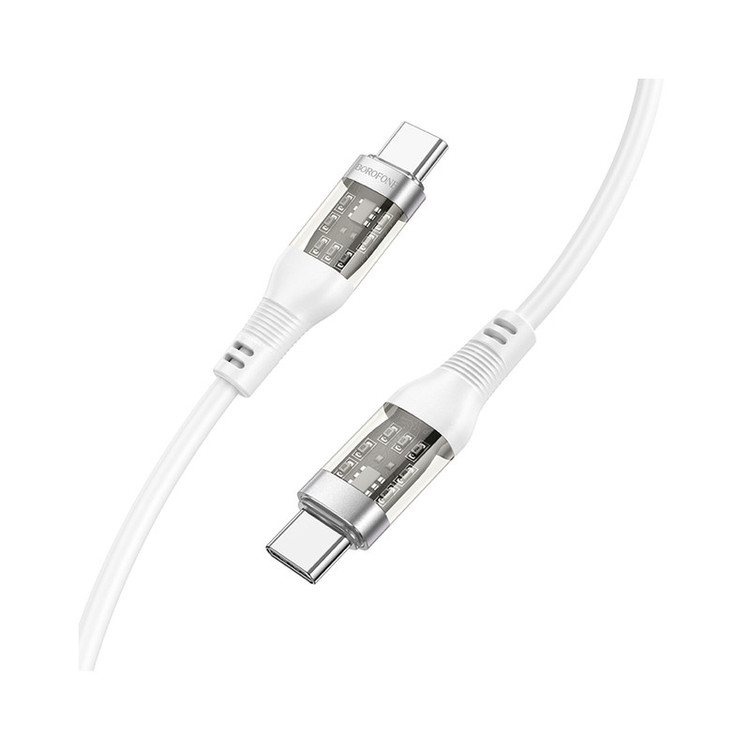کابل USB-C بروفون مدل BU37 60W طول 1.2 متر