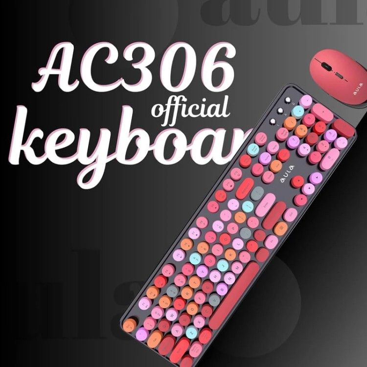 کیبورد و ماوس بیسیم آئولا مدل AC306